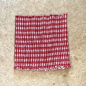 J. Galt checkered tube top